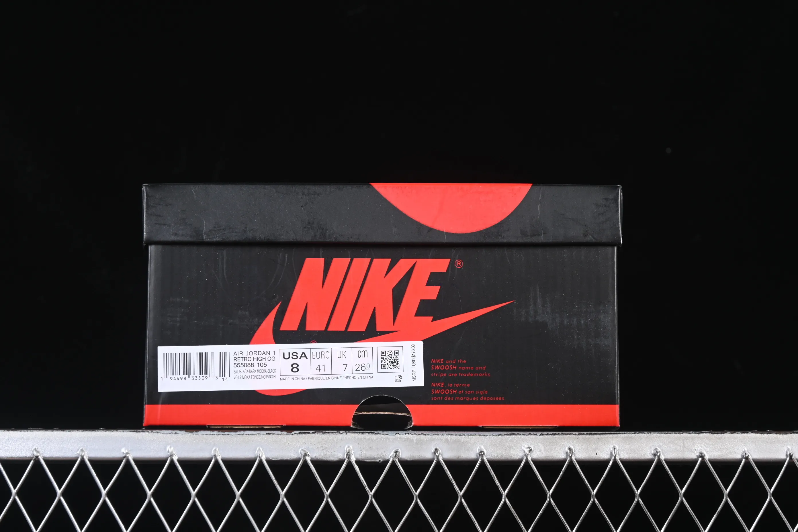All categories Air Jordan Jordan series basketball shoes Air Jordan 1 High Air Jordan 1 High OG "Dark Mocha" AJ1 Joe 1 small barb 555088-105